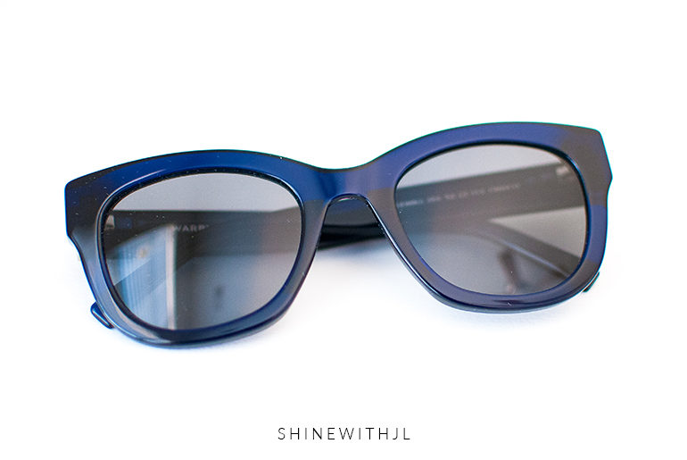 My First Warby Parker Experience dark blue sunglasses warby parker
