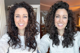 Curly Hairstyle with Layers for Winter