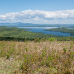 Mountain View of Lake Winnipesaukee in the spring