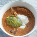 Crockpot Gluten Free Chicken Enchilada Chili Recipe