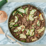 paleo dinner recipe beef zucchini skillet gluten free