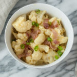 cauliflower bacon chives bowl recipe