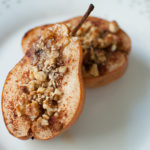 baked walnut pear dessert recipe gluten free dairy free vegan dessert