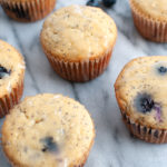 grain free lemon blueberry muffins