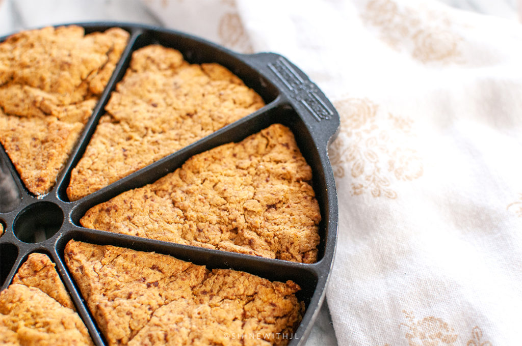 nordic ware scone pan with pumpkin scones