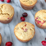 festive holiday paleo gluten free cranberry orange muffin recipe