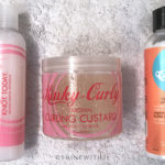 simple curly hair styling routine 3 products shinewithjl