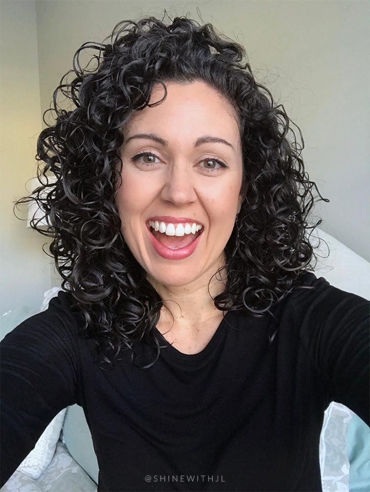 Simple Curly Girl Styling Routine: Only 3 Products - Shine with JL