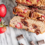 paleo dairy free gluten free chocolate strawberry bread