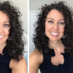 natural curly hairstyle medium to long