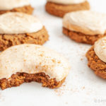 cream cheese frosted pumpkin spice gluten free cookies recipe