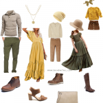 best outfits for family photos fall 2022 yellow green