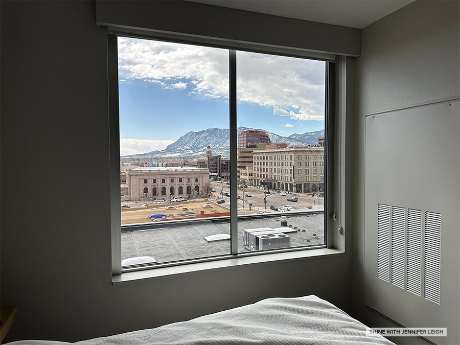 Mountain Views from Downtown Colorado Springs