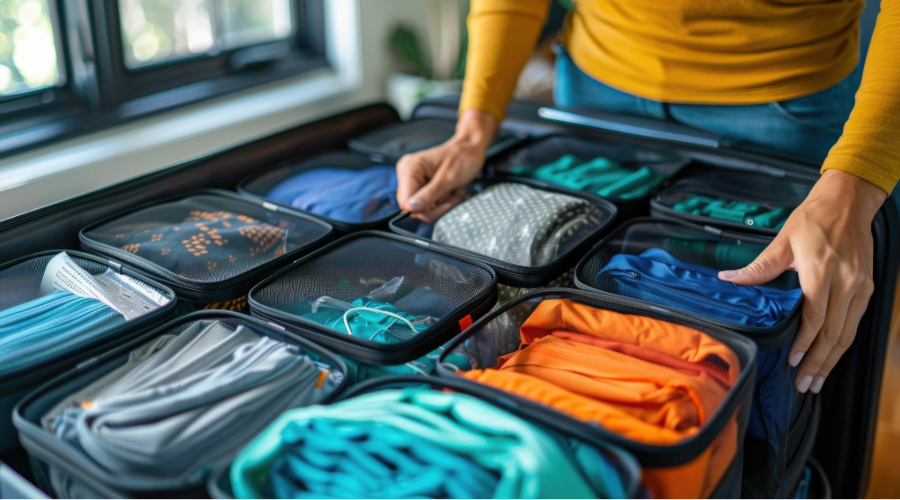 Salon Travel Tips and Curly Hair Secrets from My Fall Haircut-Packing Cubes Square