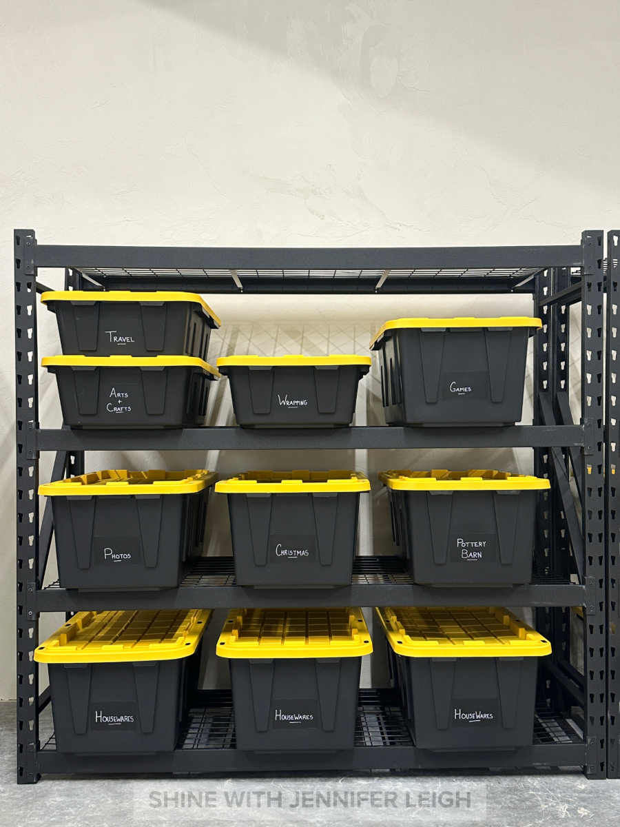 Garage Organization Travel Gear-Heavy Duty Bins