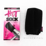 Hot Sock Diffuser for curly hair travel - lightweight and compact.
