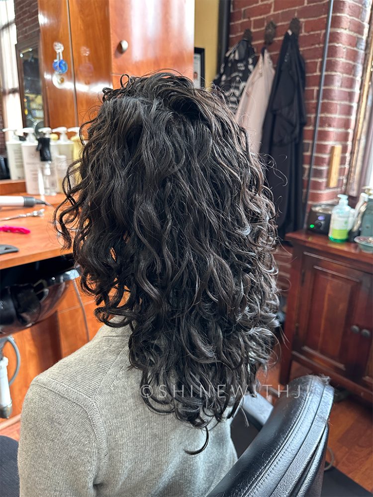 Best Haircut for 2C Hair: My Spring Curly Cut Before Italy - Shine with JL