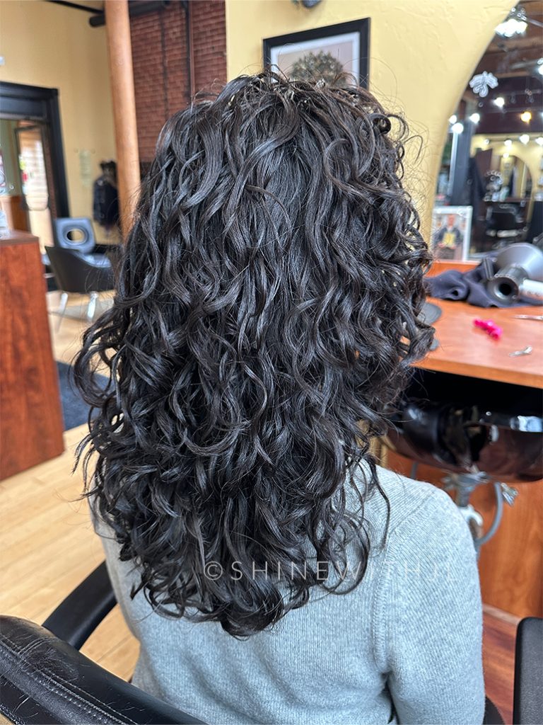 Best Haircut for 2C Hair: My Spring Curly Cut Before Italy - Shine with JL