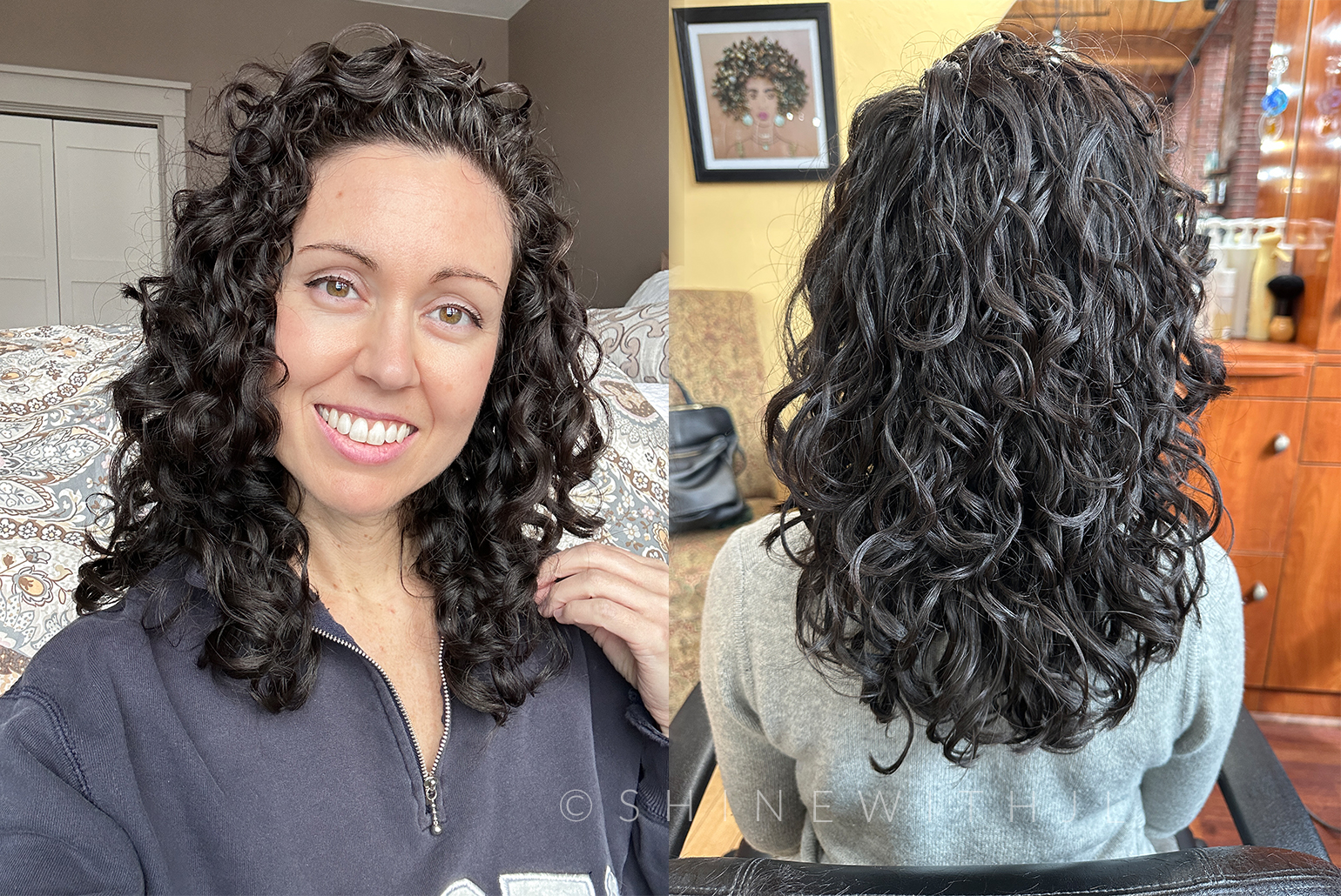 Best Haircut for 2C Hair: My Spring Curly Cut Before Italy - Shine with JL