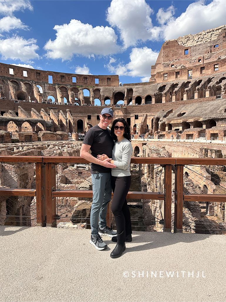 Rome Colosseum Anniversary Trip