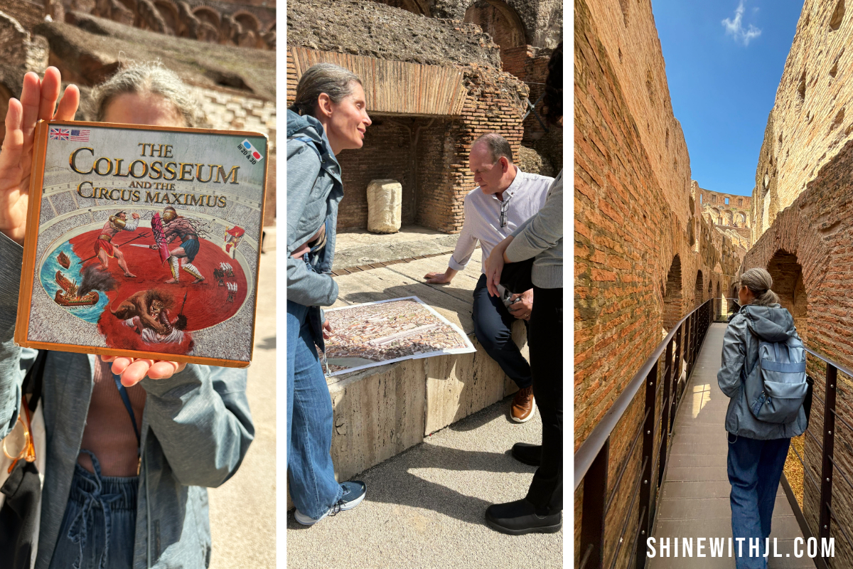 Ancient Rome Itinerary-Colosseum Underground Tour Review Guided tour of Colosseum Underground by The Tour Guy also called The Roman Guy