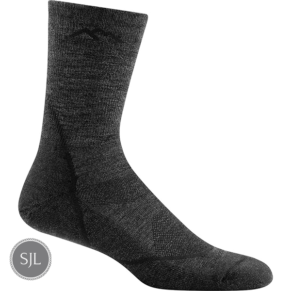 Darn Tough merino wool hiking sock for long days of walking through Italy in spring.