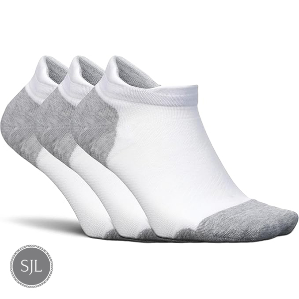 Feetures Cushion No Show Ankle Sock - Men's Italy Packing List Feetures no show socks for sneaker walking days in Italy.