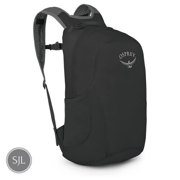 Osprey ultralight collapsible pack for grocery shopping while in Italy.