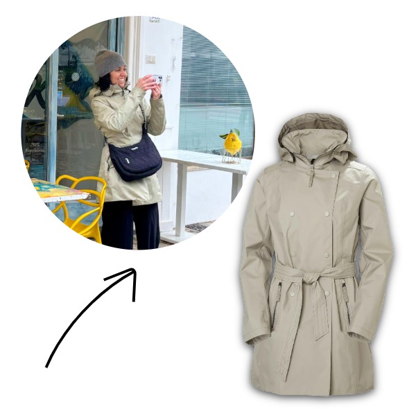 Waterproof Rain Jacket for Capri in March