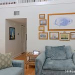 Beautiful vacation rental living room where I struggled to sleep while traveling