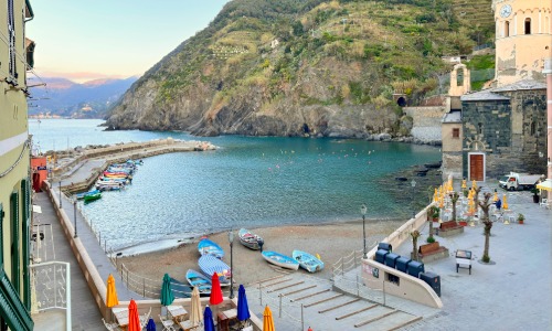 Vernazza Waterfront Vacation Rental waterfront view from Vernazza vacation rental in Cinque Terre
